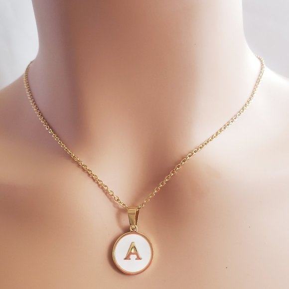 Initial A Gold Necklace - Picture 1 of 1
